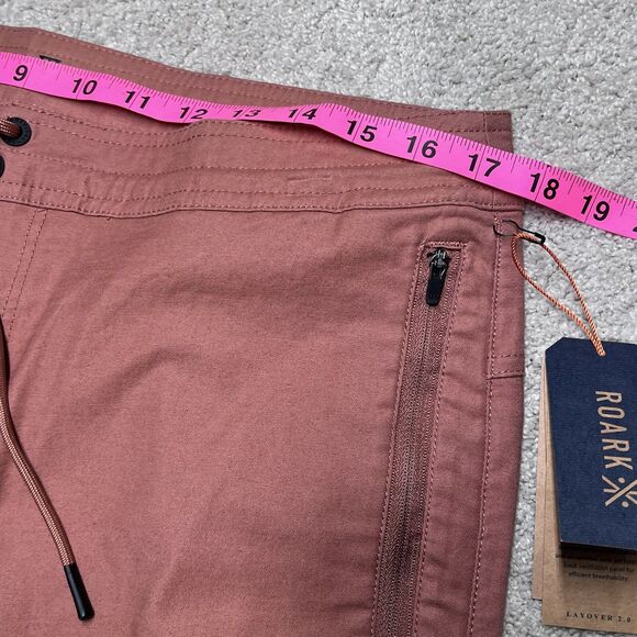 NWT Roark Layover 2.0 Travel Utility Pants Mens 33 Russet Orange Commuter Hiking - Picture 12 of 16